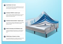 tempur pedic white king   