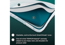 tempur pedic white pillows   