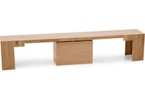 tftb brown inch standard seat height bench   