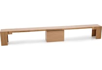 tftb brown inch standard seat height bench   