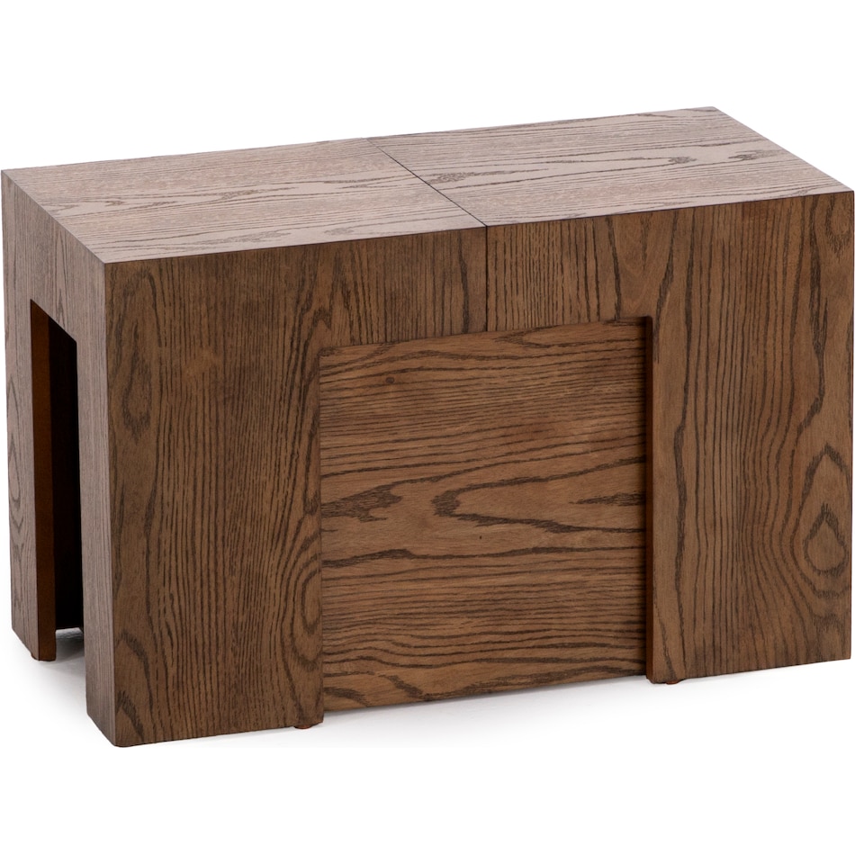 tftb brown inch standard seat height bench   