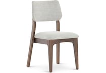 tftb brown inch standard seat height side chair   