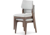 tftb brown inch standard seat height side chair   