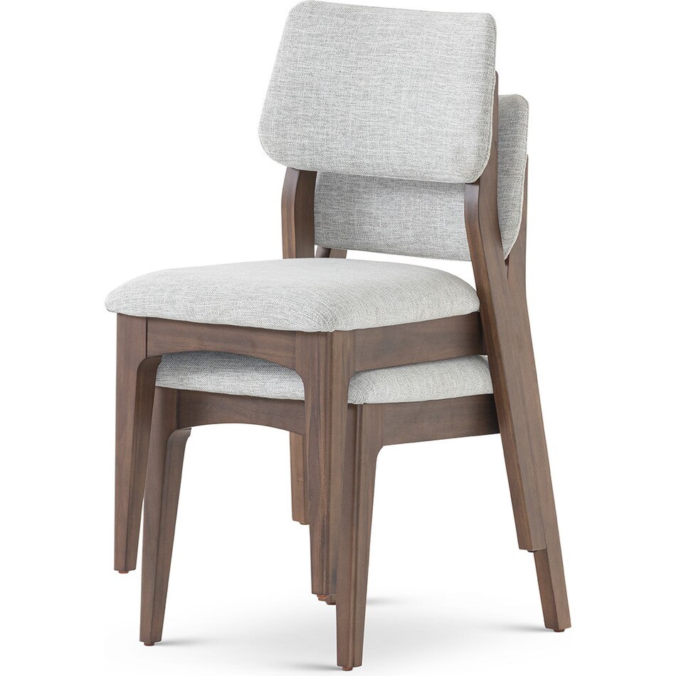 tftb brown inch standard seat height side chair   