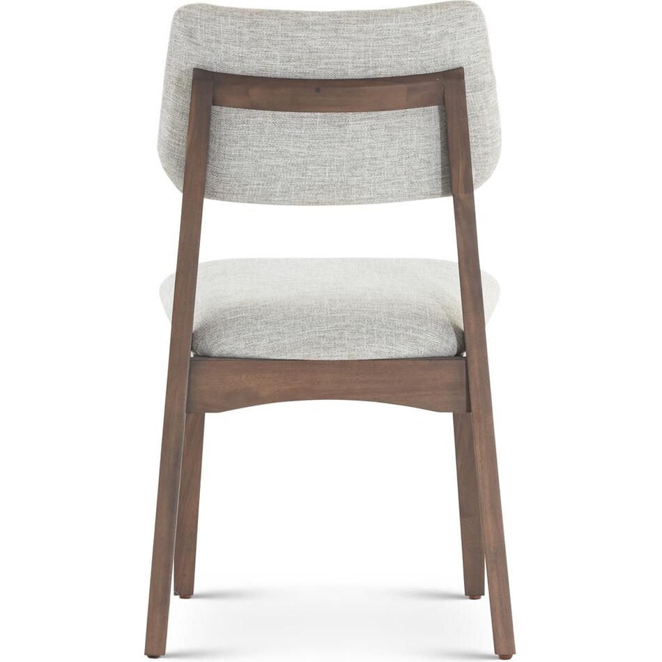 tftb brown inch standard seat height side chair   