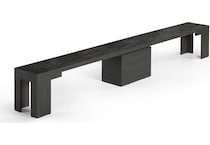 tftb grey inch standard seat height bench   