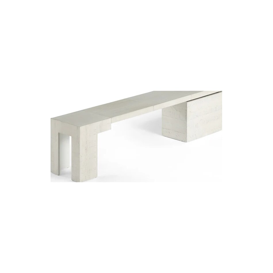 tftb white inch standard seat height bench   