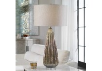 the uttermost company blue table lamp   