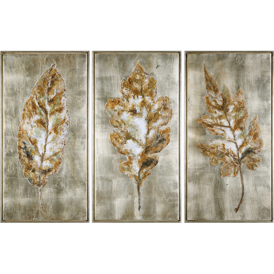 the uttermost company gold paintings set  