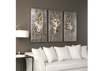 the uttermost company gold paintings set  