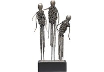 the uttermost company grey figurines   