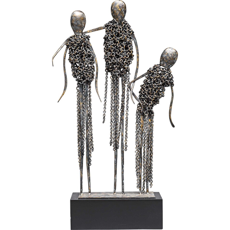 the uttermost company grey figurines   