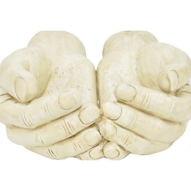 Ivory Hands Bowl 18"W x 20"H