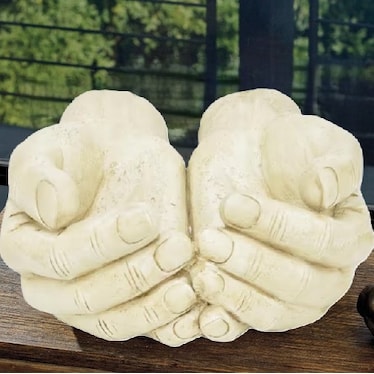 Ivory Hands Bowl 18"W x 20"H