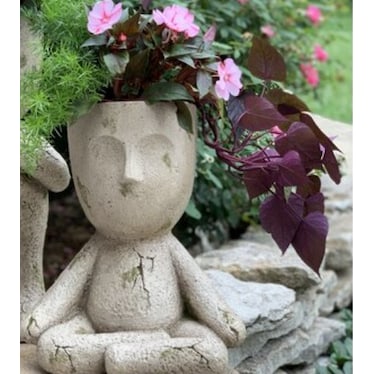 Boy Planter 12.25"W x 14.5"H