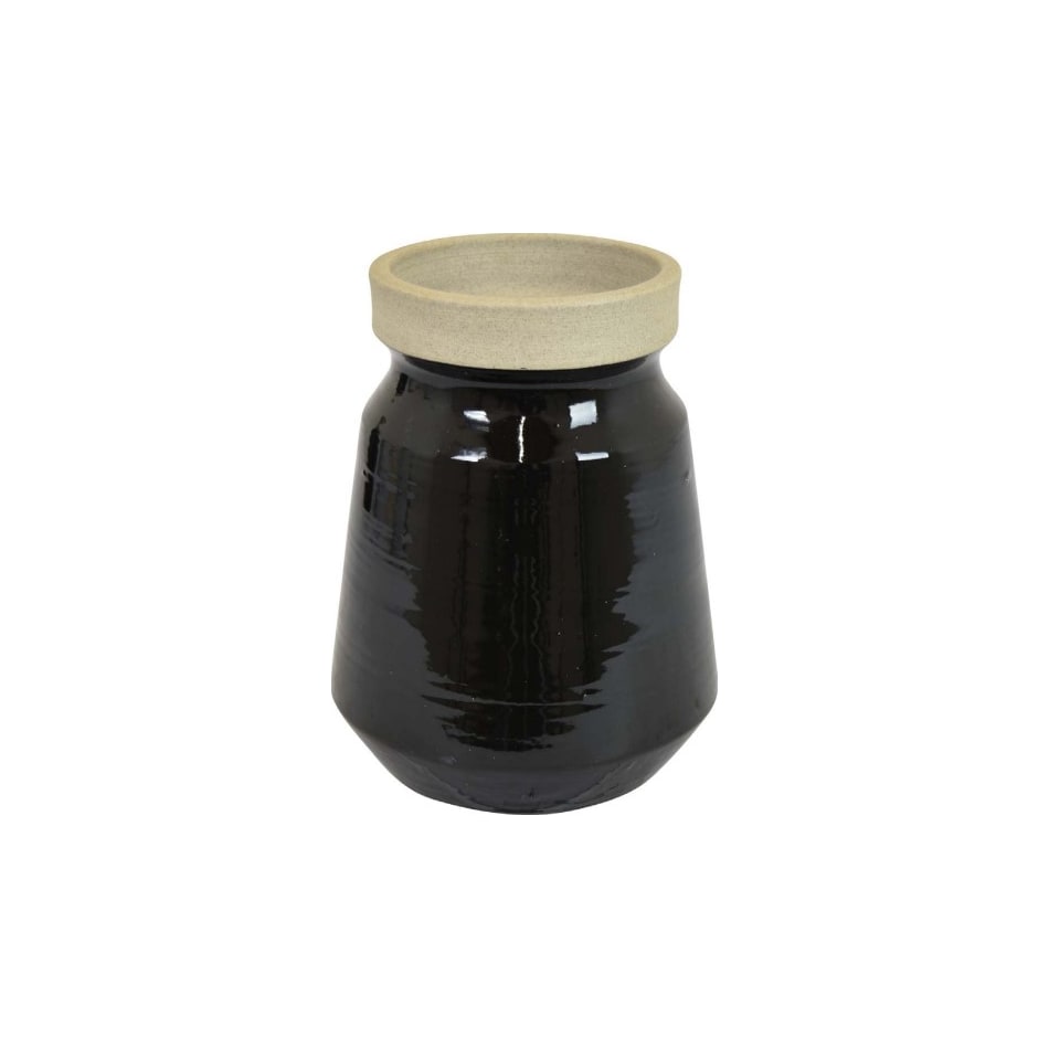thnd black jar vase bowl plate   
