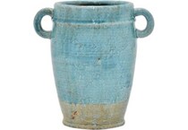 thnd blue jar vase bowl plate   