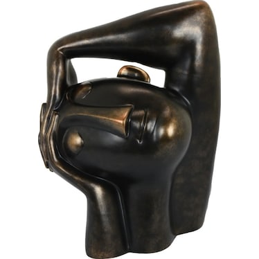 Bronze Head Sculpture 12"W x 16"H