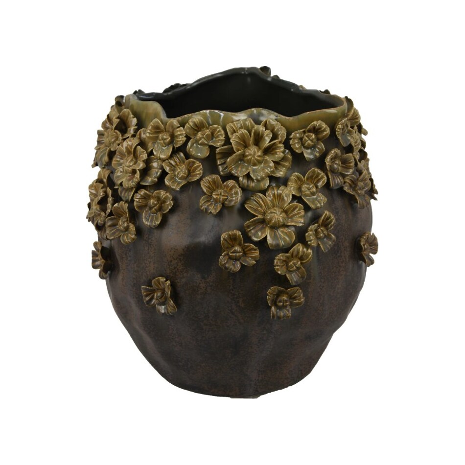 thnd brown jar vase bowl plate   