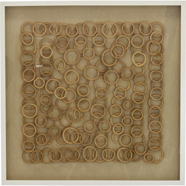 Bamboo Design Framed Art 31.5"W x 31.5"H