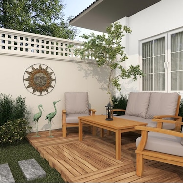 Set of 2 Green Metal Crane Figurines 45"H