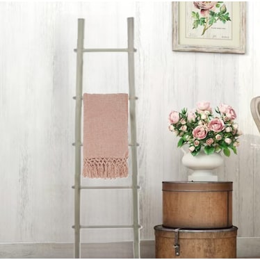 Grey Wood Ladder 18"W x 72"H