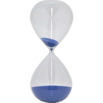 Blue Sand Glass Timer 6.5"W x 15"H