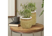 thnd tan jar vase bowl plate   