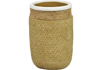 thnd tan jar vase bowl plate   