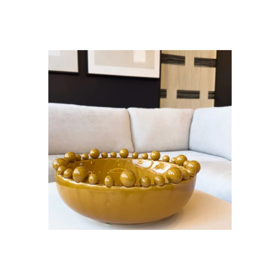 thnd yellow jar vase bowl plate   