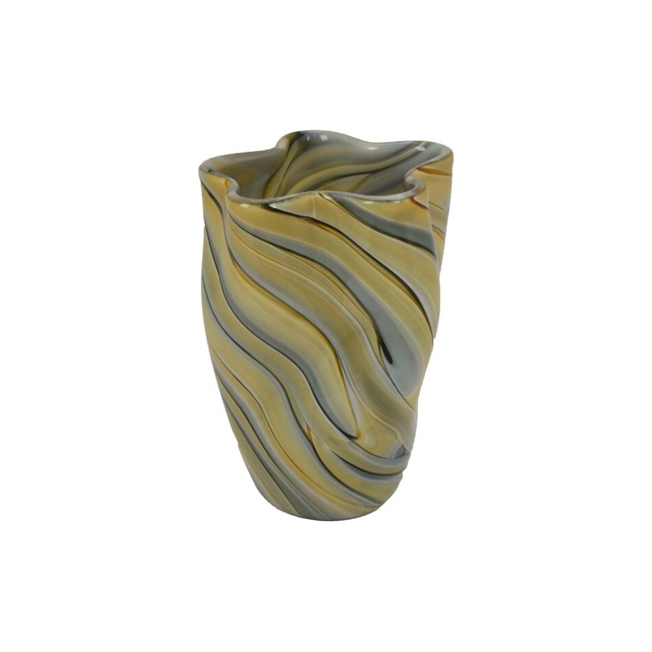 three hands corp yellow jar vase bowl plate   