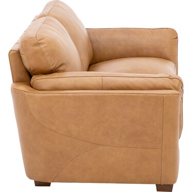 River Leather Loveseat
