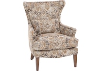 trayton america inc brown accent chair z  