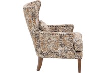 trayton america inc brown accent chair z  