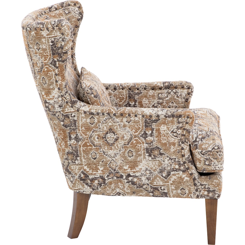 trayton america inc brown accent chair z  