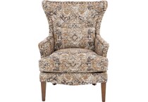 trayton america inc brown accent chair z  