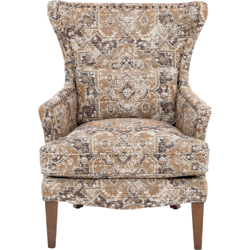 trayton america inc brown accent chair z  