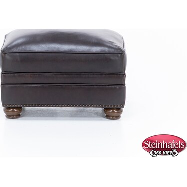 Clancy Leather Ottoman