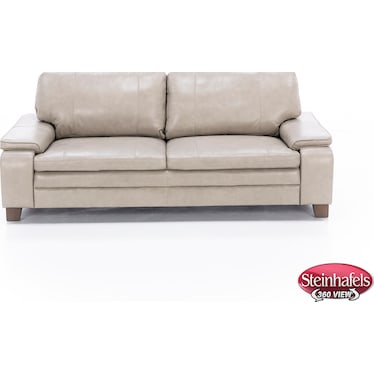 Stallion Leather Sofa With Hidden Cupholders