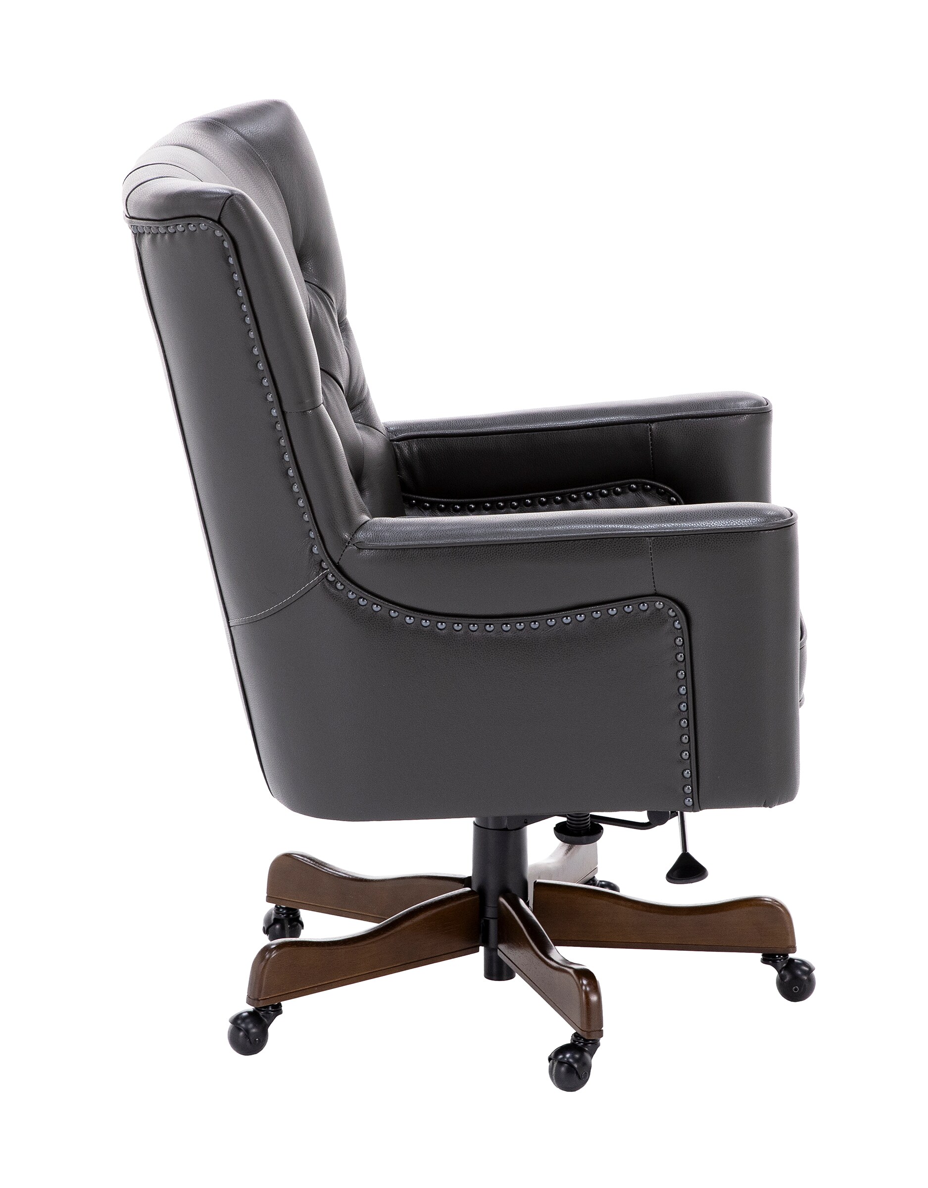 Volcano Brown Leather Office Chair | Steinhafels Volcano Brown Leather Office Chair | Steinhafels