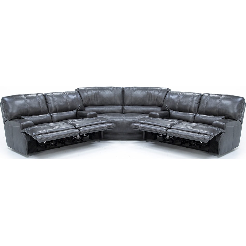 trayton america inc grey mtn lth sectional piece pkg  
