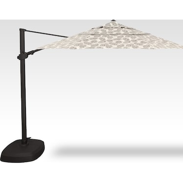2-Pc 11' Cantilever Arbor Smoke Umbrella