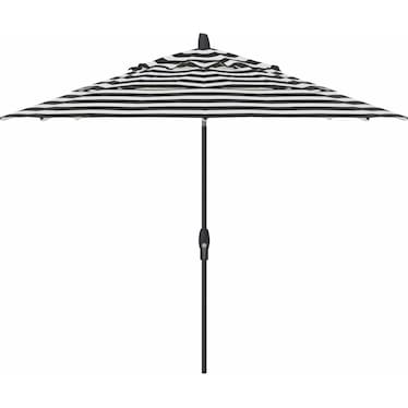 11' Auto Tilt Kinzie Stripe Umbrella