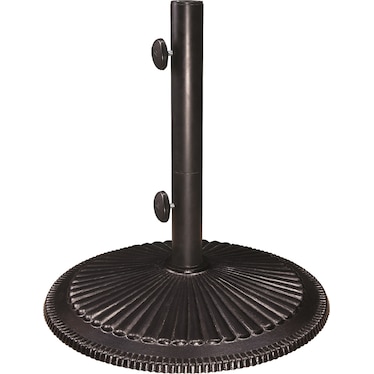 Cast Iron Black Umbrella Base