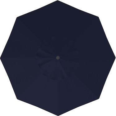 11' Auto Tilt Navy Umbrella