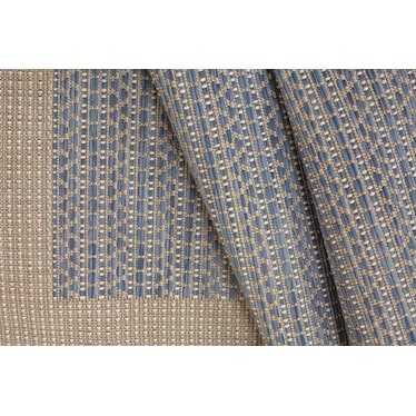 North Shore Sky Blue 5'3"X 7'4" Patio Area Rug