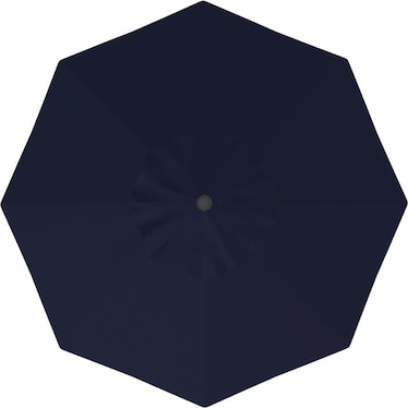 9' Auto Tilt Navy Umbrella