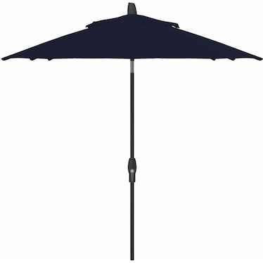 9' Auto Tilt Navy Umbrella