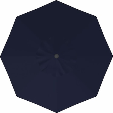 9' Auto Tilt Navy Umbrella