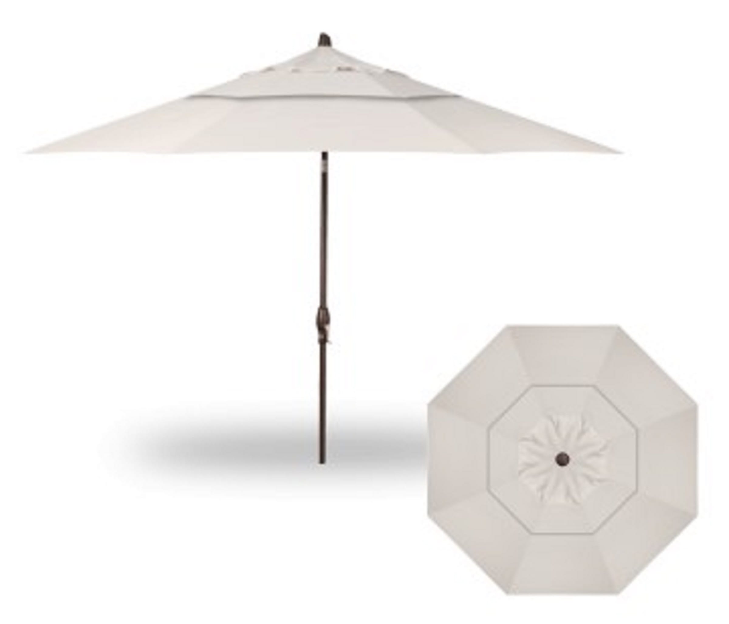 11' Auto Tilt Canvas Umbrella | Steinhafels